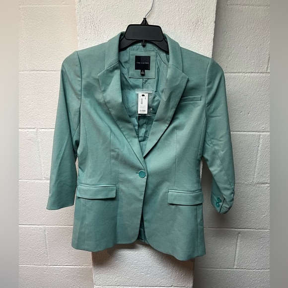 The Limited Jackets & Blazers - The Limited Seafoam Green Blazer. Small